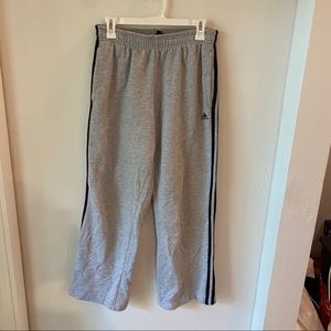 Lightly Worn Adidias Sweatpants Striped Sides